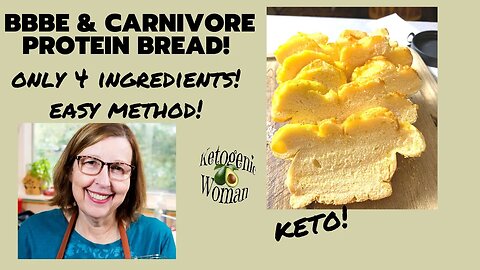 BBBE Carnivore Protein Bread | 5 Ingredients No Allulose | Easy Soft Bread for BBBE and Carnivore