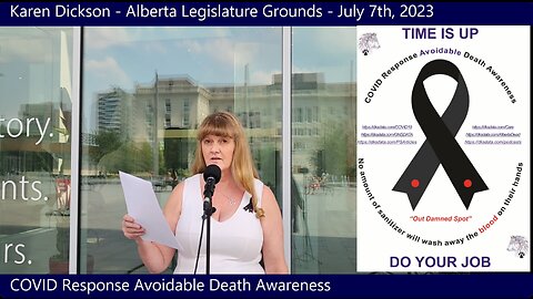 Karen Dickson - Alberta Legislature Grounds - July 7th, 2023