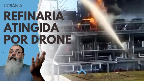 UCRANIANOS atingem refinaria dentro da RÚSSIA com DRONE CIVIL modificado