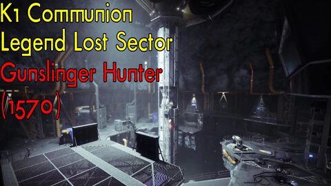 Destiny 2 | K1 Communion | Legend Lost Sector | Solo Flawless | Hunter (Season 18)