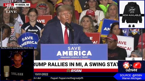 LIVE Trump Rally in Warren Michigan
