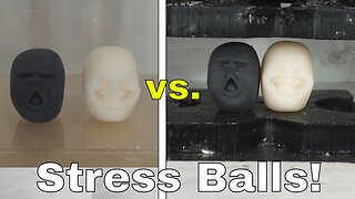 I Put Japanese Anti-Stress Balls in a Vacuum Chamber and Hydraulic Press