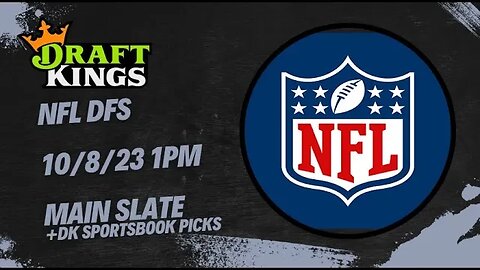 Dreams Top Picks NFL DFS Today 10/8/23 Daily Fantasy Sports Strategy DraftKings w/ Sportsbook Picks!