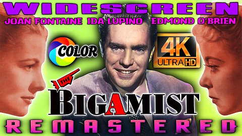 The Bigamist - FREE MOVIE - COLORIZED - 4K UHD REMASTERED WIDESCREEN - Starring Edmond O'Brien
