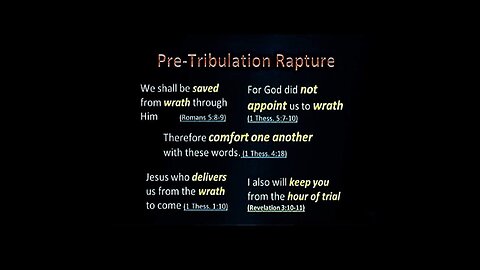 The Pre Trib Rapture (2;15 Workman's Podcast 77)