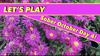 LET’S PLAY: Sober October Day 4