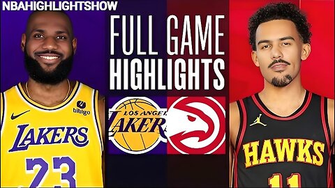 Los Angeles Lakers vs Atlanta Hawks Full Game Highlights | Jan 30 | 2024 NBA Season