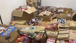 500 pounds of fireworks seized in San Diego