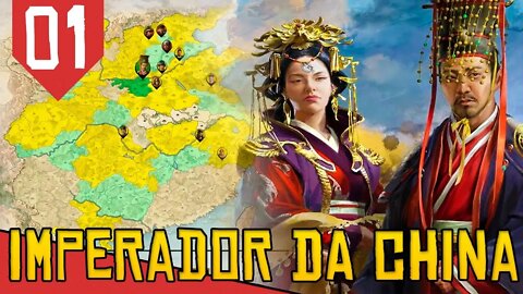 Jogando com o IMPERADOR DA CHINA - Total War Three Kingdoms Liu Hong #01 [Gameplay Português PT-BR]