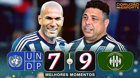 Retired Ronaldo Phenomenon scores a hat-trick, and Zidane causes a lot of trouble in this friendly