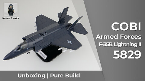 COBI Armed Forces | 5829 --- F-35B Lightning II --- unboxing and pure build