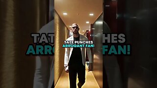 Tate fights a fan