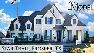 New Construction Homes in Dallas - Model Home Tour Highland Homes in Star Trail Prosper, TX