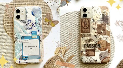 How To Make Creative Mobile Cover || Vintage Mobile Cover || Step By Step #mobilecover #mobile #diy