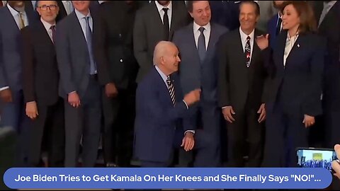 Joe Biden Tries to Get Kamala On Her Knees (host K-von laughs)