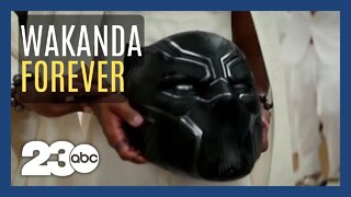 Film fans celebrate the debut of Black Panther: Wakanda Forever