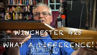 Winchester 425 springer pellet rifle after quick conservation clean up. 22 caliber Diana 25