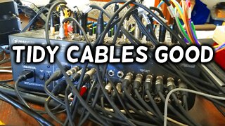 Why Keep Your Audio Cables Tidy?