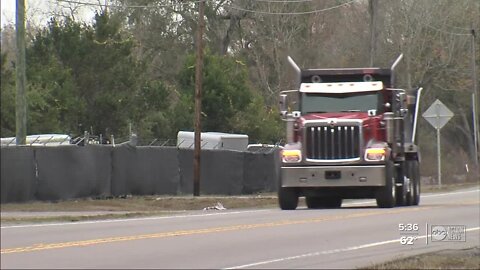 Construction along State Road 52 creates dump truck woes for resident