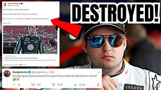 WOKE NASCAR Journalist Who "SNITCHED" on Noah Gragson for LIKING 'GEORGE FLOYD' MEME Gets DESTROYED!