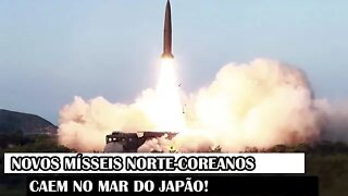 Novos Mísseis Norte-Coreanos Caem No Mar Do Japão!