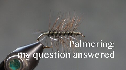 Palmering: my question answered