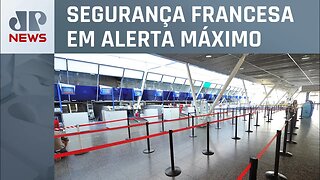 Aeroportos da França são esvaziados pelo 3º dia seguido após ameaças de bombas