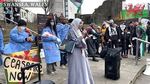 Speech 4 Pro-PS Protesters, Swansea March for Palestine