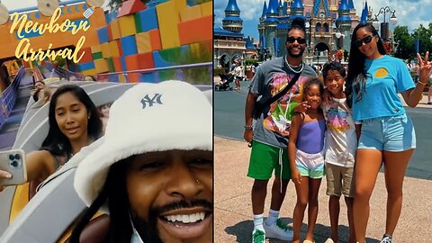 Omarion & Apryl Jones Come Together & Take The Kids To Disneyland! 🎢