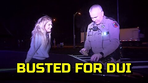 Florida Girl gets Busted for DUI - Pinellas County, Florida