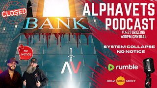 ALPHAVETS 11.6.23 SYSTEM COLLAPSE, NO NOTICE, BE PREPARED