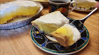 Lemon Delight Pie from Andy Griffith - No Bake Refrigerator Lemon Pie - The Hillbilly Kitchen
