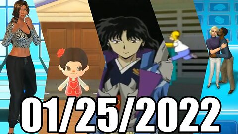 Day 3 // Work Out + Animal Crossing + InuYasha + Simpsons + The Sims 2 // LIVESTREAM // 01/25/2022