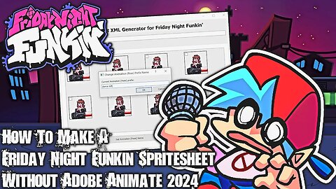 How To Make A Friday Night Funkin Spritesheet Without Adobe Animate 2024