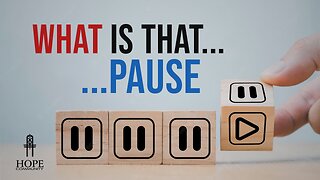 What Is That Pause? | Moment of Hope | Pastor Robert Smith