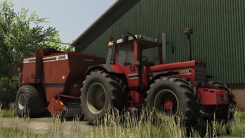 Farming Simulator Case 1455 XL & HESSTON 4900