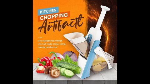Kitchen Chopping Artifact Review | Manual vegetable cutter | Kitchen Chopping Artifact Grater #short