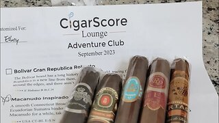 UNBOXING the Adventure Club for September 2023 - What Did CigarScore Lounge Offer?