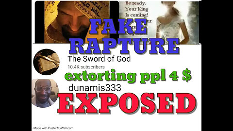 ⚠️dunamis333⚠️The Sword of God⚠️EXTORTING PEOPLE 💲💲💲⚠️FALSE TEACHER⚠️FALSE RAPTURE ALERT ⚠️