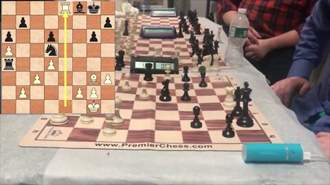 Danilo Cuellar FIDE 2116 vs GM Michael Rohde USCF 2550, 3 0 minute blitz, Game 1
