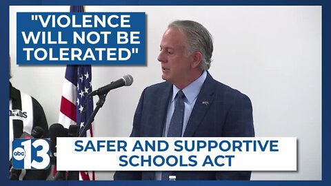 'Violence will not be tolerated,' Gov. Lombardo talks Safer and Supportive Schools Act