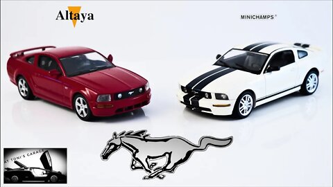 Ford Mustang GT - Altaya VERSUS Minichamps