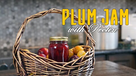 Plum Jam [Made with Pectin] Recipe and Canning Video
