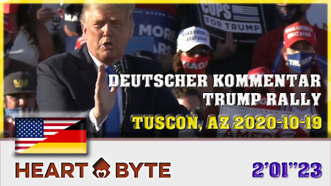 DEUTSCHER KOMMENTAR - TRUMP RALLY LIVE! - TUSCON, ARIZONA