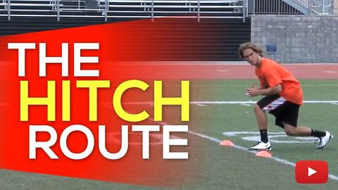 Football Tips - The Hitch Route for Wide Receivers - Coach Steve Mooshagian