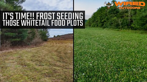 It's Time!! Frost Seeding Those Whitetail Food Plots.