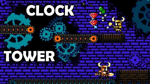 CLOCK TOWER: Shovel Knight MULTIPLAYER: 2 Player Co-Op | The Basement