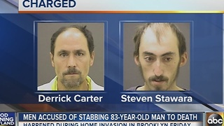 Men accused of stabbing 83-year-old man to death