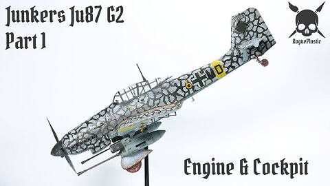 Building The 1/35 Scale Junkers JU87 G1/G2 Stuka / Part 1 - Engine & Cockpit