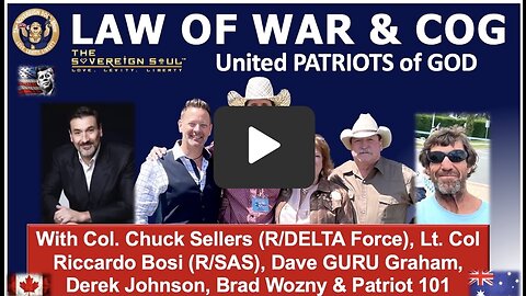 World 🛑LIVESTREAM🛑Derek Johnson/Guru & More on Trump, QTribunals, COG & LAW of WAR Manual In Effect!